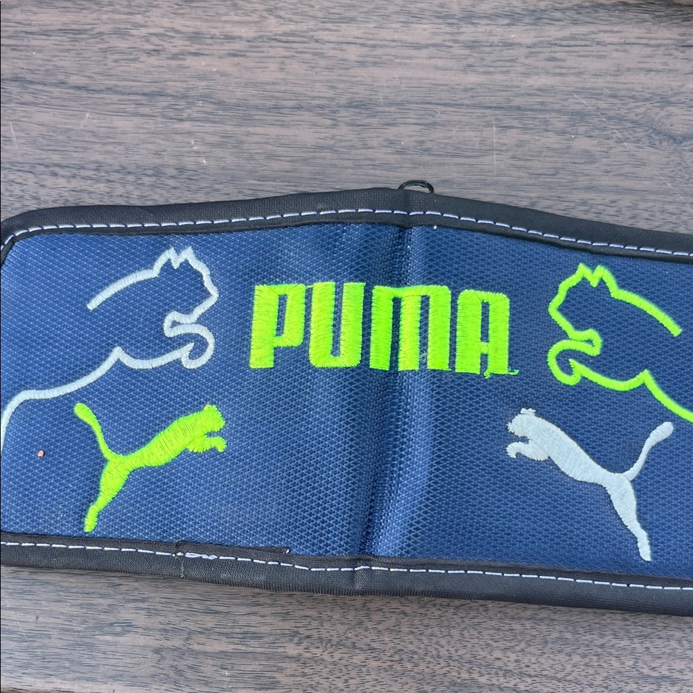 Puma Navy and Neon Yellow Wristband